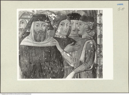 Vorderseite von Getty Research Institute [https://www.deutsche-digitale-bibliothek.de/content/lizenzen/rv-ez/] ApsisdekorationSzenen aus dem Leben Johannes des TäufersJohannes der Täufer predigt - Detail: Figurengruppe rechts, bh228400_recto. Foto: Hutzel, Max.