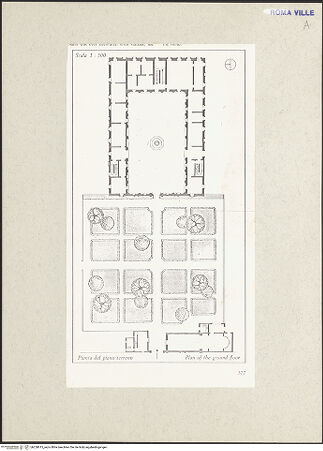 Vorderseite von unbekannt [https://www.deutsche-digitale-bibliothek.de/content/lizenzen/rv-ez/] Casale Pius V. - Grundriss, bh228615_recto. Fotokopie.