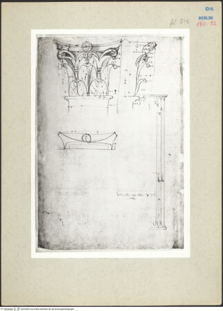 Vorderseite von Kunstbibliothek [https://www.deutsche-digitale-bibliothek.de/content/lizenzen/rv-ez/] Codex Destailleur DSt. Peter: 12-palmi-Ordnung - , bh229093_recto. Foto.