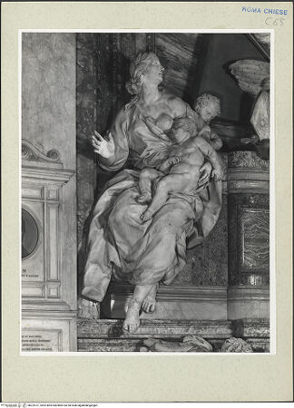 Vorderseite von Courtauld Institute [https://www.deutsche-digitale-bibliothek.de/content/lizenzen/rv-ez/] Grabmal für Giuseppe Renato ImperialiCaritas - Gesamtansicht, bh229731_recto. Foto.