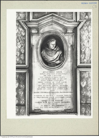 Vorderseite von Courtauld Institute [https://www.deutsche-digitale-bibliothek.de/content/lizenzen/rv-ez/] Grabmal für Augustinus Gioja - Gesamtansicht, bh229795_recto. Foto.