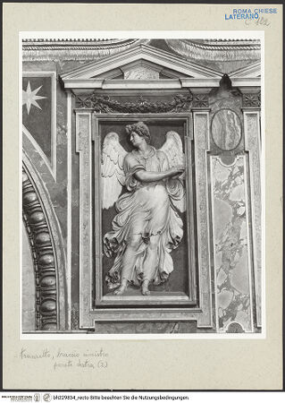 Vorderseite von Courtauld Institute [https://www.deutsche-digitale-bibliothek.de/content/lizenzen/rv-ez/] Jesus übergibt Petrus die Schlüssel - Petrus, Detail: Kopf von links, bh229834_recto. Foto.