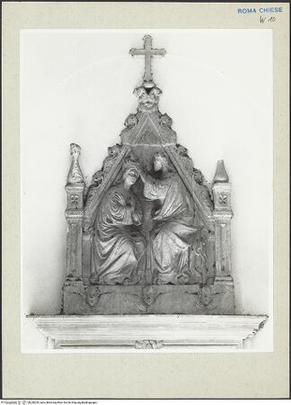 Vorderseite von Courtauld Institute [https://www.deutsche-digitale-bibliothek.de/content/lizenzen/rv-ez/] Marienkrönung - Gesamtansicht, bh230235_recto. Foto.