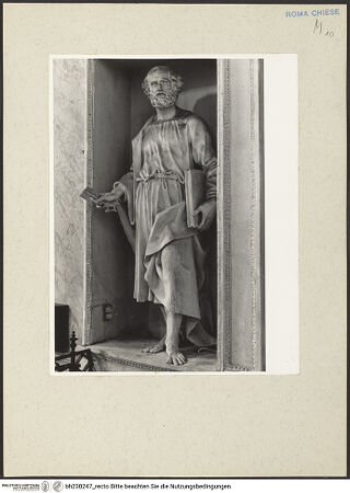 Vorderseite von Courtauld Institute [https://www.deutsche-digitale-bibliothek.de/content/lizenzen/rv-ez/] Der heilige Petrus - , bh230247_recto. Foto.