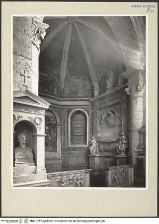 Vorderseite von Courtauld Institute [https://www.deutsche-digitale-bibliothek.de/content/lizenzen/rv-ez/] Santa Maria del PopoloCappella del Presepe / della Natività - , bh230257_recto. Foto.