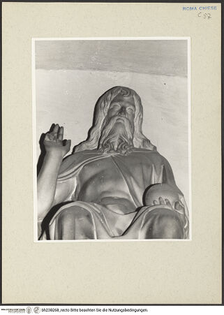 Vorderseite von Courtauld Institute [https://www.deutsche-digitale-bibliothek.de/content/lizenzen/rv-ez/] Grabmal des Kardinals Ascanio Maria Sforza, (gestorben 1505) - Christus in der Bekrönung, bh230268_recto. Foto.