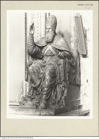 Vorderseite von Courtauld Institute [https://www.deutsche-digitale-bibliothek.de/content/lizenzen/rv-ez/] Papst Paul III. - Gesamtansicht, bh230371_recto. Foto.