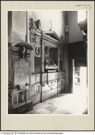 Vorderseite von Courtauld Institute [https://www.deutsche-digitale-bibliothek.de/content/lizenzen/rv-ez/] Grabmal des Pietro da Vicenza Bischof von Cesena - , bh230388_recto. Foto.