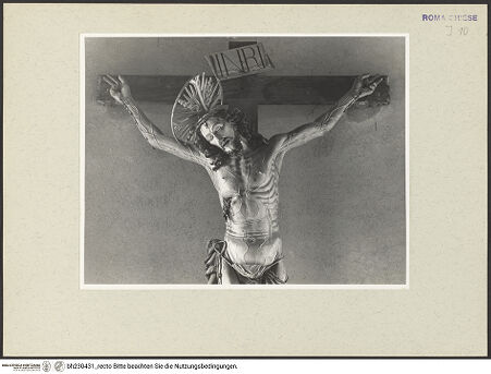 Vorderseite von Courtauld Institute [https://www.deutsche-digitale-bibliothek.de/content/lizenzen/rv-ez/] Kruzifix - Detail, bh230431_recto. Foto.