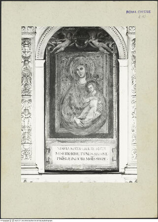 Vorderseite von ICCD [https://www.deutsche-digitale-bibliothek.de/content/lizenzen/rv-ez/] AltarMaria mit Kind - , bh231271_recto. Foto.