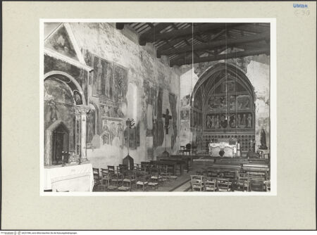 Vorderseite von Getty Research Institute [https://www.deutsche-digitale-bibliothek.de/content/lizenzen/rv-ez/] Santa Maria - Linke Langhauswand und Chor, bh231986_recto. Foto: Hutzel, Max.