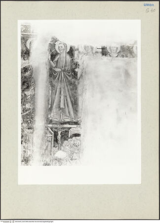 Vorderseite von Getty Research Institute [https://www.deutsche-digitale-bibliothek.de/content/lizenzen/rv-ez/] Prozession und Heilige - Rechter Abschnitt, Detail, bh232029_recto. Foto: Hutzel, Max.