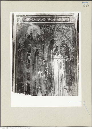 Vorderseite von Getty Research Institute [https://www.deutsche-digitale-bibliothek.de/content/lizenzen/rv-ez/] HeiligendarstellungenHeiliger Antonius Abbas und Papst Urban V. - Gesamtansicht, bh232037_recto. Foto: Hutzel, Max.