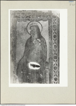 Vorderseite von Getty Research Institute [https://www.deutsche-digitale-bibliothek.de/content/lizenzen/rv-ez/] HeiligendarstellungenThronende Madonna; die heiligen Klara und Maria Magdalena - Thronende Madonna, bh232038_recto. Foto: Hutzel, Max.
