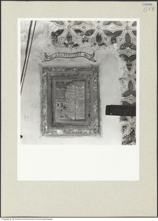 Vorderseite von Getty Research Institute [https://www.deutsche-digitale-bibliothek.de/content/lizenzen/rv-ez/] Ausmalung der Sakristei - Linke Wand, Detail, bh232048_recto. Foto: Hutzel, Max.