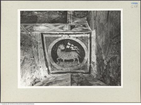 Vorderseite von Getty Research Institute [https://www.deutsche-digitale-bibliothek.de/content/lizenzen/rv-ez/] Ausmalung der SakristeiAgnus Dei - Gesamtansicht, bh232055_recto. Foto: Hutzel, Max.