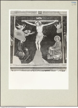 Vorderseite von Getty Research Institute [https://www.deutsche-digitale-bibliothek.de/content/lizenzen/rv-ez/] Szenen aus dem Leben Mariens und Christi, Heilige und ProphetenKreuzigung Christi - Gesamtansicht, bh232073_recto. Foto: Hutzel, Max.