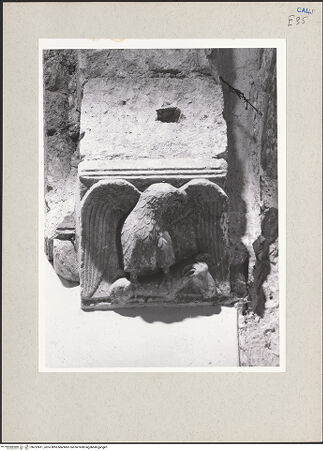 Vorderseite von Pedicini, Luciano [https://www.deutsche-digitale-bibliothek.de/content/lizenzen/rv-ez/] Konsole des Nordquerhausarms - Ansicht von unten, bh232411_recto. Foto: Pedicini, Luciano.