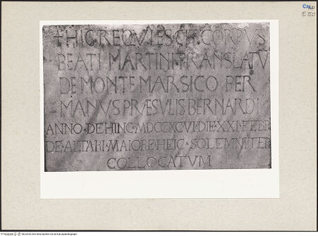 Vorderseite von Pedicini, Luciano [https://www.deutsche-digitale-bibliothek.de/content/lizenzen/rv-ez/] Denkmal des heiligen Martin, dem Einsiedler - Gesamtansicht, bh232429_recto. Foto: Pedicini, Luciano.