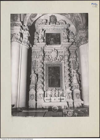 Vorderseite von Guido, Giovanni, Lecce [https://www.deutsche-digitale-bibliothek.de/content/lizenzen/rv-ez/] Altar des Heiligen Karl Borromäus - Gesamtansicht, bh233090_recto. Foto.