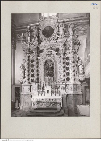 Vorderseite von Guido, Giovanni, Lecce [https://www.deutsche-digitale-bibliothek.de/content/lizenzen/rv-ez/] Rosenkranzaltar - Gesamtansicht, bh233194_recto. Foto.