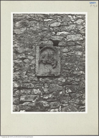 Vorderseite von Getty Research Institute [https://www.deutsche-digitale-bibliothek.de/content/lizenzen/rv-ez/] Wappen von Spoleto - Gesamtansicht, bh233416_recto. Foto: Hutzel, Max.