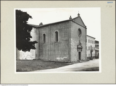 Vorderseite von Getty Research Institute [https://www.deutsche-digitale-bibliothek.de/content/lizenzen/rv-ez/] Madonna delle Lacrime - Ansicht von Nordwesten, bh234930_recto. Foto: Hutzel, Max.