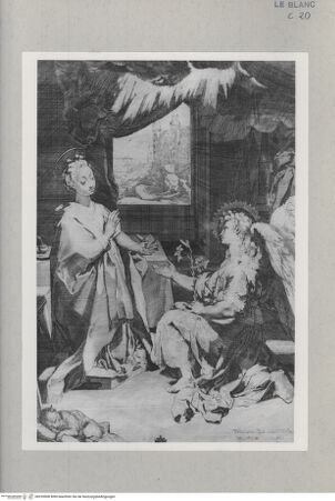 Vorderseite von Villani [http://creativecommons.org/publicdomain/mark/1.0/] Die Verkündigung - , bh235908. Foto.