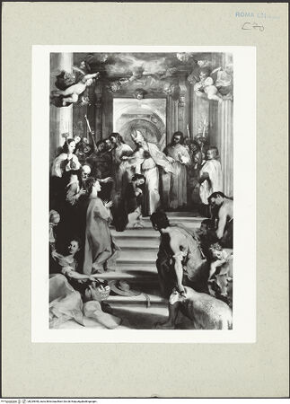 Vorderseite von Villani (Bologna) [https://www.deutsche-digitale-bibliothek.de/content/lizenzen/rv-ez/] Tempelgang Mariens - , bh235948_recto. Foto.