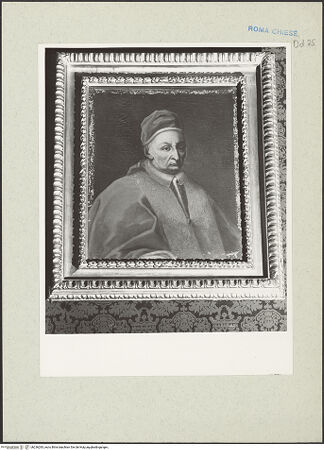 Vorderseite von unbekannt [https://rightsstatements.org/page/CNE/1.0/] Zyklus von Porträts mit Päpsten, die dem Oratorium verbunden warenPapst Benedikt XIII. - , bh236283_recto. Foto: Hutzel, Max.