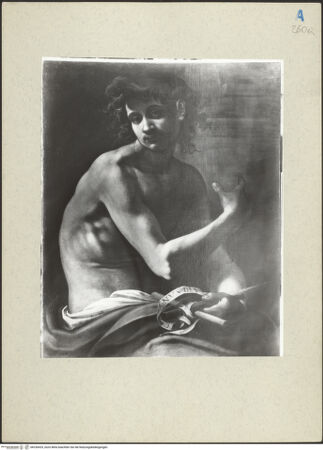 Vorderseite von ICCD [https://www.deutsche-digitale-bibliothek.de/content/lizenzen/rv-ez/] Heilliger Johannes der Täufer - Gesamtansicht ohne Rahmen, bh236425_recto. Foto.