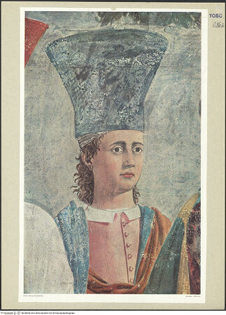 Vorderseite von unbekannt [https://www.deutsche-digitale-bibliothek.de/content/lizenzen/rv-ez/] Die Kreuzlegende, Propheten und HeiligenLinke WandErhöhung des Heiligen Kreuzes - Detail, bh238008_recto. Foto.