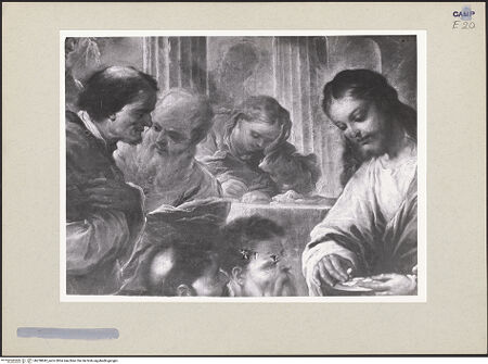 Vorderseite von Pedicini, Luciano [https://www.deutsche-digitale-bibliothek.de/content/lizenzen/rv-ez/] Letztes Abendmahl - Detail: Christus, bh238842_recto. Foto: Pedicini, Luciano.