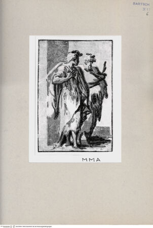 Vorderseite von Bibliotheca Hertziana [http://creativecommons.org/publicdomain/mark/1.0/] Heiliger Petrus, heiliger Johannes - , bh239961. Foto.