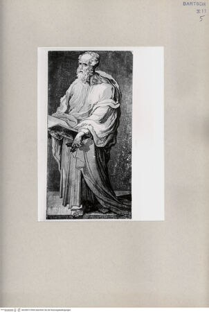 Vorderseite von Bibliotheca Hertziana [http://creativecommons.org/publicdomain/mark/1.0/] Heiliger Petrus - , bh240014. Foto.