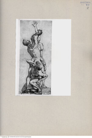 Vorderseite von Bibliotheca Hertziana [http://creativecommons.org/publicdomain/mark/1.0/] Raub der Sabinerin - , bh240068. Foto.