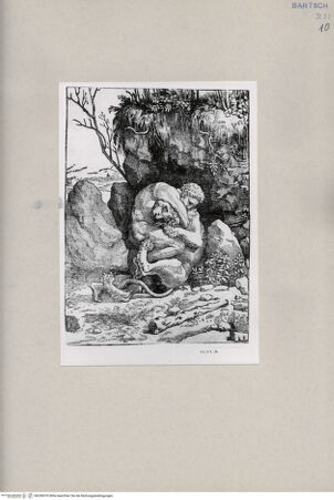 Vorderseite von Bibliotheca Hertziana [http://creativecommons.org/publicdomain/mark/1.0/] Herkules und der Löwe - , bh240076. Foto.