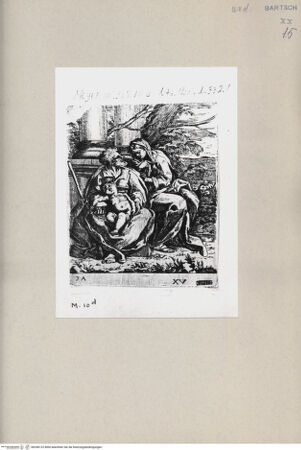 Vorderseite von Bibliotheca Hertziana [http://creativecommons.org/publicdomain/mark/1.0/] Heilige Familie - , bh240122. Foto.