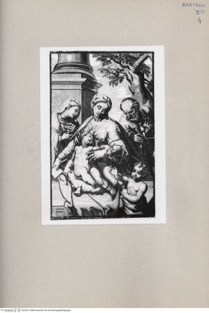 Vorderseite von Bibliotheca Hertziana [http://creativecommons.org/publicdomain/mark/1.0/] Heilige Familie - , bh240127. Foto.