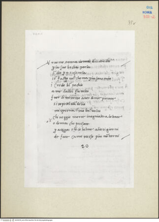 Vorderseite von Bibliotheca Hertziana [http://creativecommons.org/publicdomain/mark/1.0/] ... - , bh240255_recto. Foto.