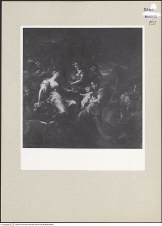 Vorderseite von Sopr. BAS NA [https://www.deutsche-digitale-bibliothek.de/content/lizenzen/rv-ez/] Die Auffindung des Moses - Gesamtansicht, bh240523_recto. Foto.