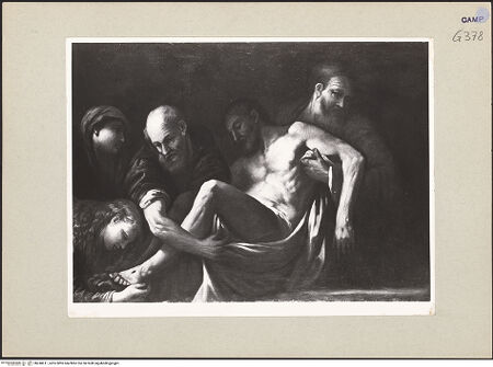 Vorderseite von Sopr. BAS NA [https://www.deutsche-digitale-bibliothek.de/content/lizenzen/rv-ez/] Grablegung Christi - Gesamtansicht, bh240611_recto. Foto.