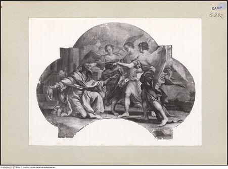 Vorderseite von Sopr. BAS NA [https://www.deutsche-digitale-bibliothek.de/content/lizenzen/rv-ez/] Abraham kniet vor den Engel - Gesamtansicht, bh240613_recto. Foto.