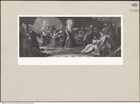 Vorderseite von Sopr. BAS NA [https://www.deutsche-digitale-bibliothek.de/content/lizenzen/rv-ez/] Die Auferweckung des Lazarus - Gesamtansicht, bh240615_recto. Foto.