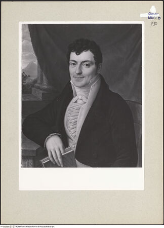 Vorderseite von Sopr. BAS NA [https://www.deutsche-digitale-bibliothek.de/content/lizenzen/rv-ez/] Porträt eines Mannes der Familie Filangeri - Gesamtansicht, bh240647_recto. Foto.