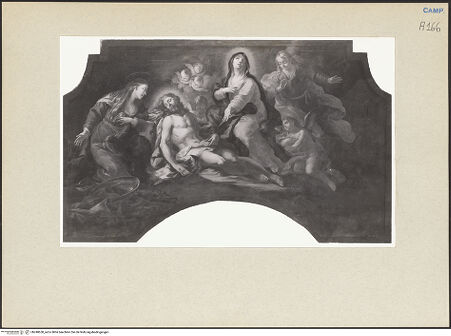 Vorderseite von Sopr. Gall. Napoli [https://www.deutsche-digitale-bibliothek.de/content/lizenzen/rv-ez/] Beweinung Christi - , bh240650_recto. Foto.