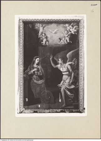 Vorderseite von Sopr. BAS NA [https://www.deutsche-digitale-bibliothek.de/content/lizenzen/rv-ez/] Verkündigung - Gesamtansicht, bh240683_recto. Foto.