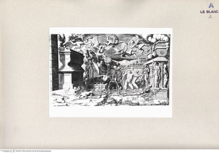 Vorderseite von  [http://creativecommons.org/publicdomain/mark/1.0/] Die Auferstehung der Toten (Friedhofsallegorie) - , bh240915. Foto.