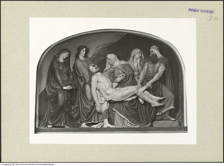 Vorderseite von Vasari [https://www.deutsche-digitale-bibliothek.de/content/lizenzen/rv-ez/] Grablegung Christi - Gesamtansicht, bh241190_recto. Foto.