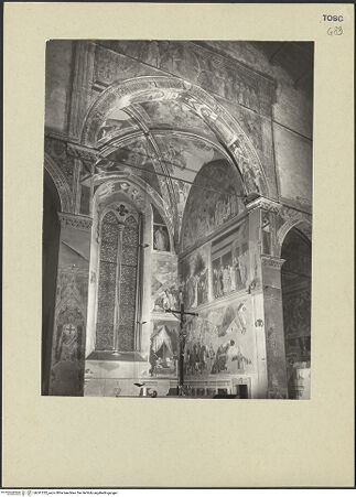 Vorderseite von Tavanti, Ruggero [https://www.deutsche-digitale-bibliothek.de/content/lizenzen/rv-ez/] Die Kreuzlegende, Propheten und Heiligen - Seitenansicht der Hauptkapelle von links, bh241232_recto. Foto: Tavanti, Ruggero.